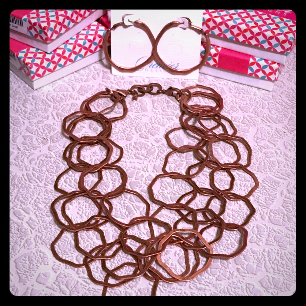 Premier Designs Haute Spot Necklace & Earring Set